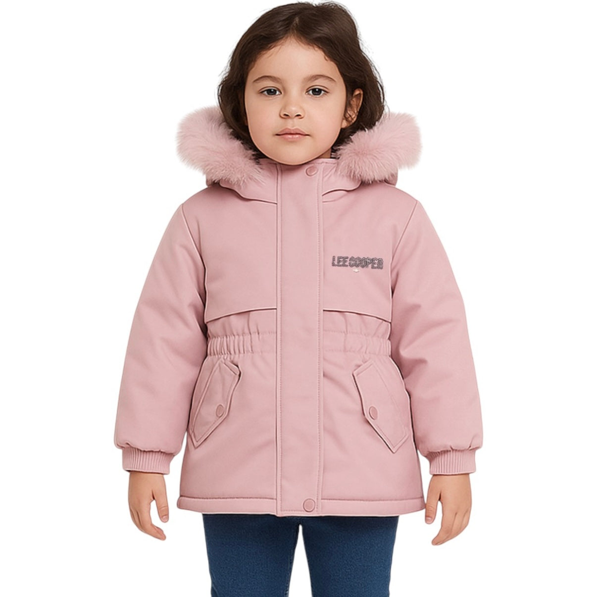 winterjas Lee Cooper meisjes roze