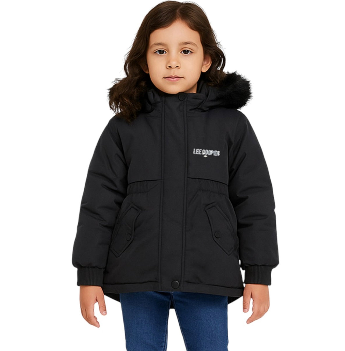 winterjas Lee Cooper meisjes zwart