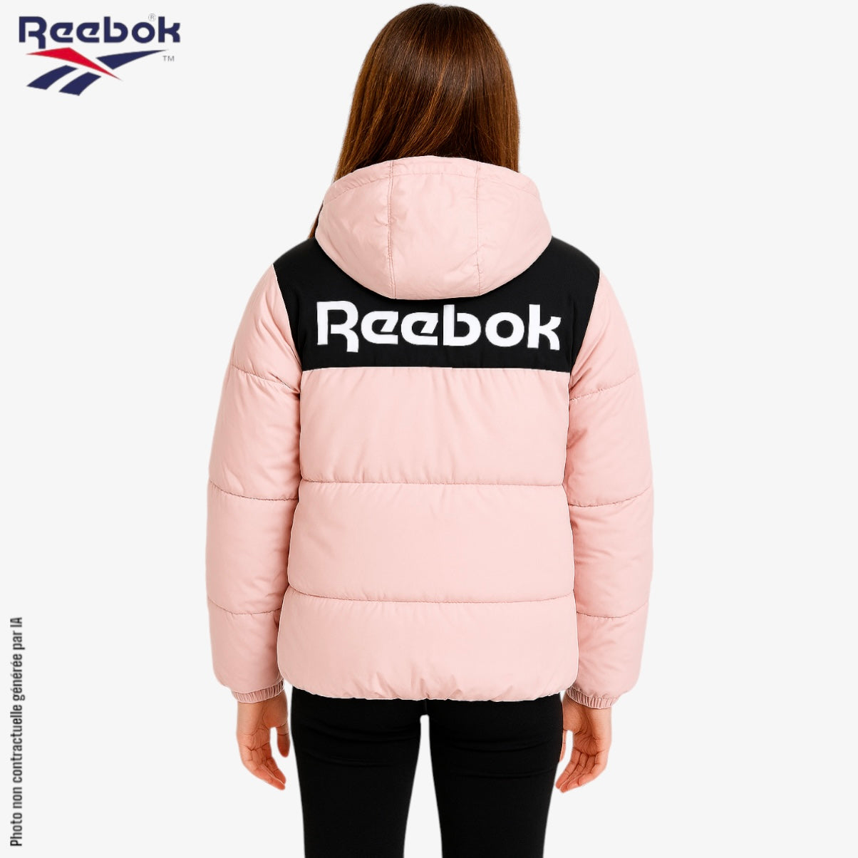 Reebok winterjas meisjes roze