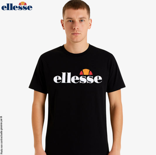 ELLESSE T-shirt met korte mouwen zwart