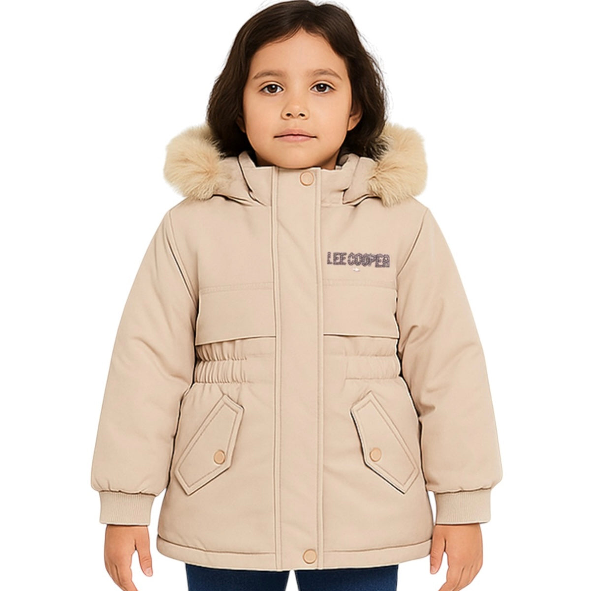 winterjas Lee Cooper meisjes beige