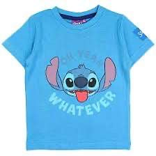 LILO & STITCH WHATEVER T-SHIRT LICHT BLAUW
